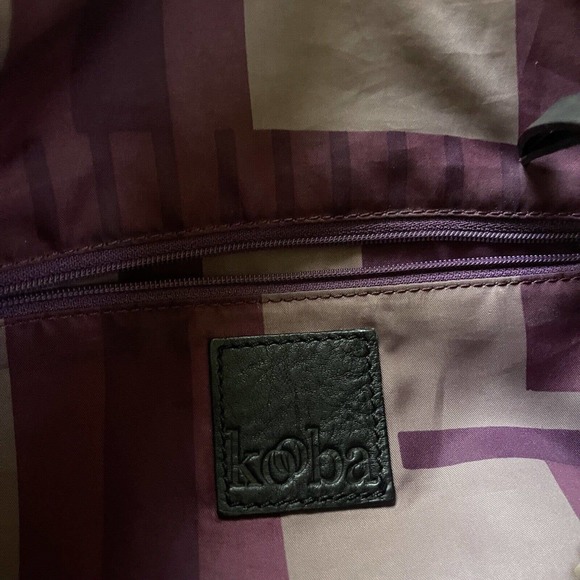 Kooba Soft Pebbled Leather Shoulder Bag Purse - Picture 4 of 10